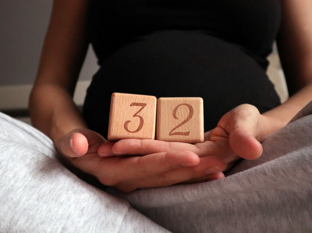 32. Schwangerschaftswoche