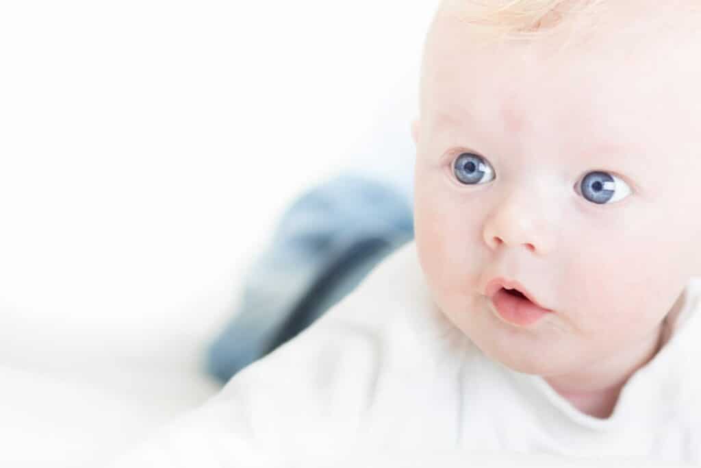 Baby blaue Augen